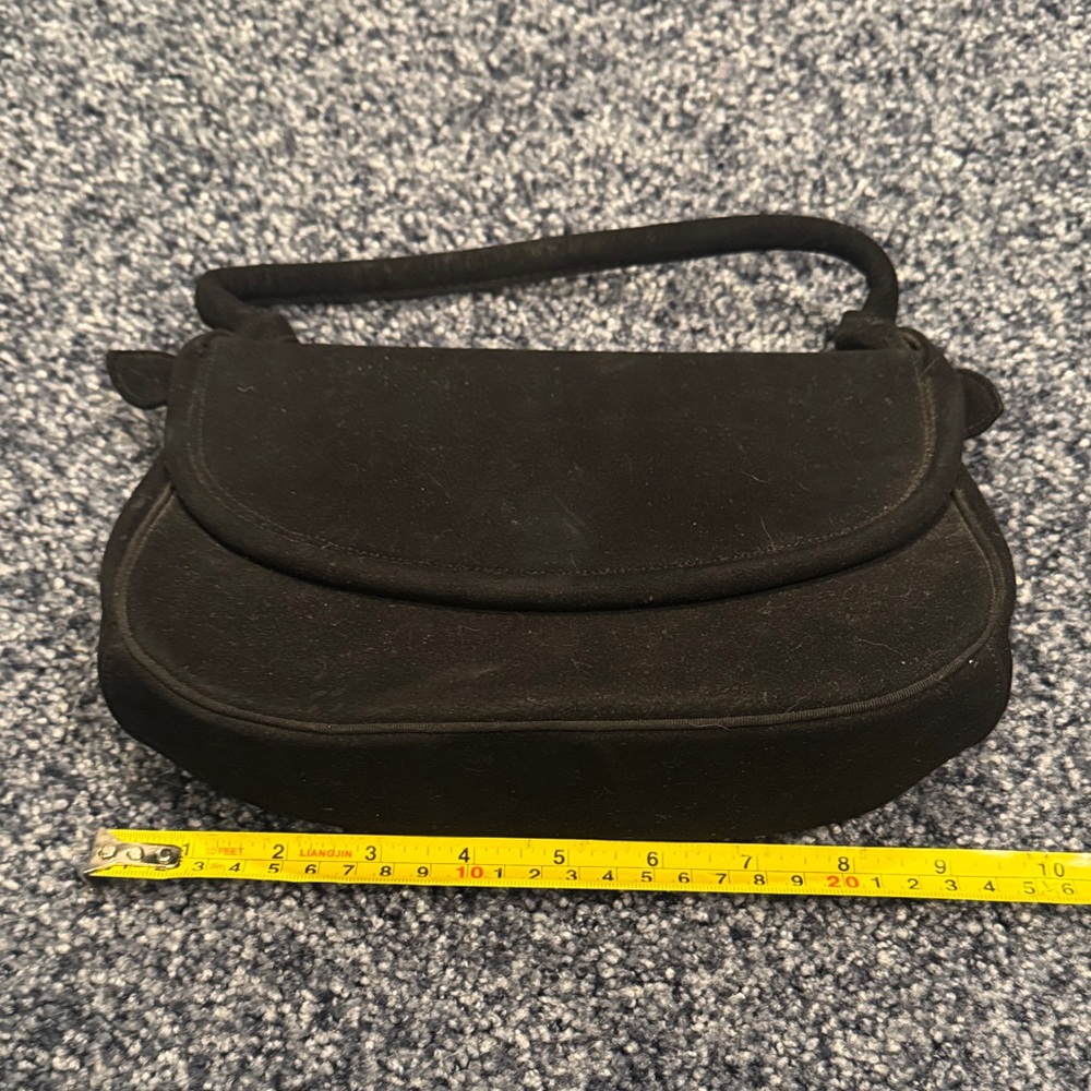 Vintage Black velvet Women's Bag by Mayer New York